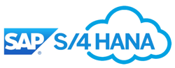 Logo SAP S4HANA Cloud_White